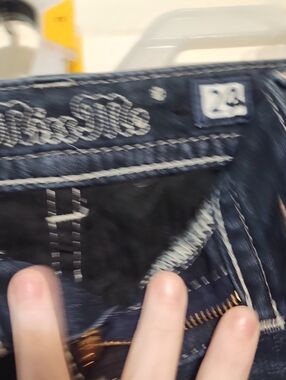 Miss Me Men's Dark Blue Slim Jeans